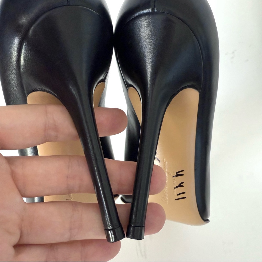 Salvatore Ferragamo Runa 100 Double Bow Leather Stiletto Heel Pointed Toe Pumps - Picture 9 of 14